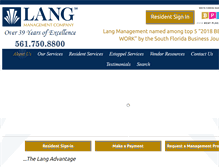 Tablet Screenshot of langmgmt.com